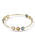 18k Gemma Nine-stone Bangle Bracelet