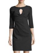 3/4-sleeve Keyhole