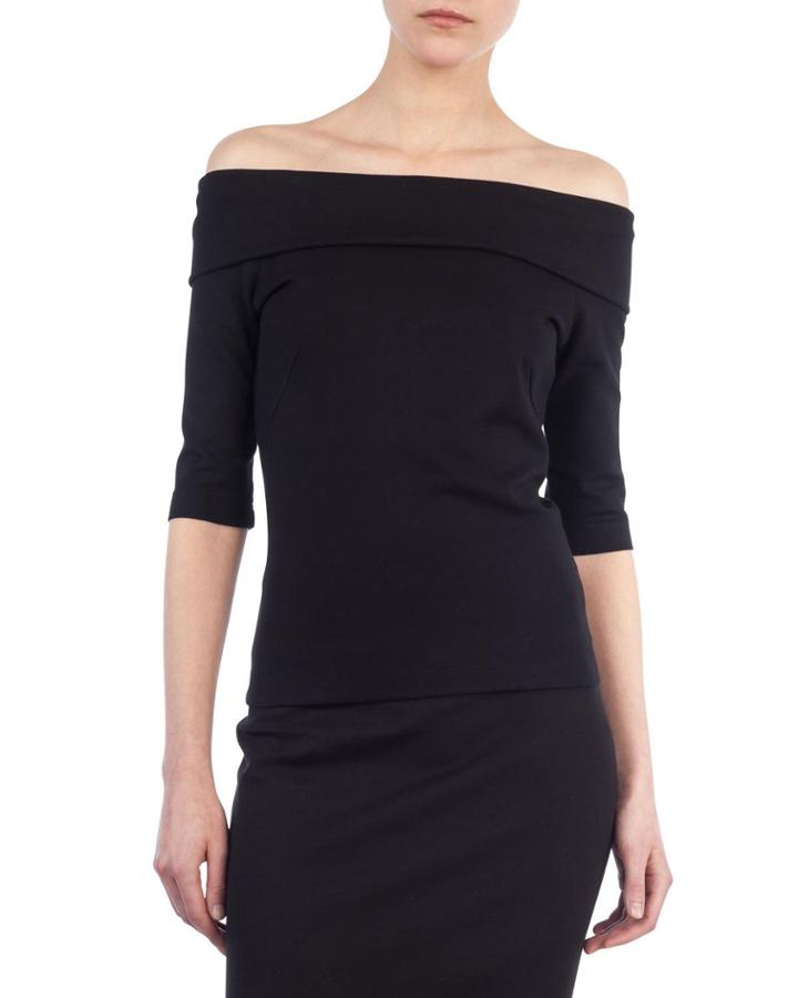 Carmen Off-the-shoulder Jersey Top