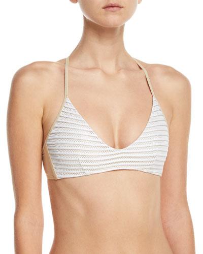 Woven Shimmer Crisscross