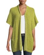Rolled-front Lightweight Duster Tabard Cardigan