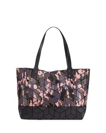Two-tone Geometric Tote Bag