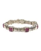 Ornate Ruby & Quartz Doublet