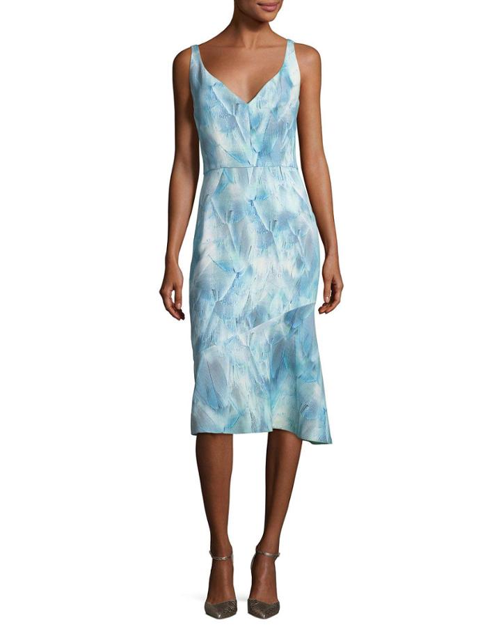 Yirma Graphic-print Sleeveless Dress