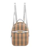 Link Vintage Check Metallic Backpack Bag
