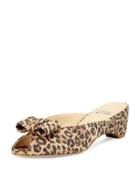 Candy Peep-toe Printed Twill