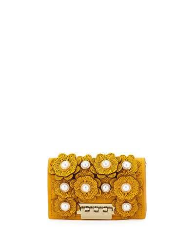 Earthette Leather Card Case, Yellow