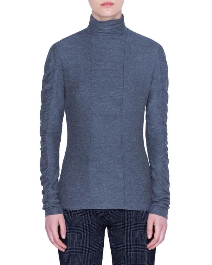 Jersey Melange Ruffled