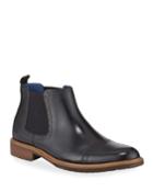 Men's Eric Cap-toe Leather Chelsea Boots