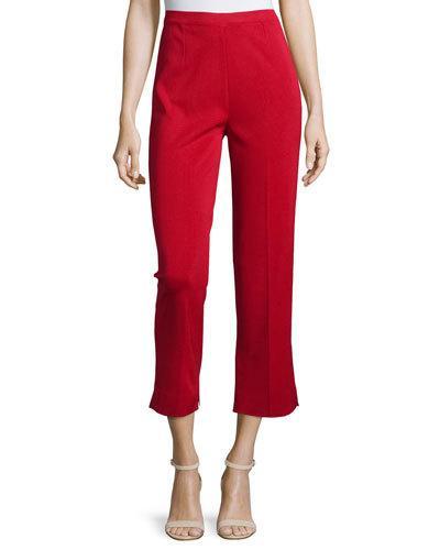 Straight-leg Knit Pants