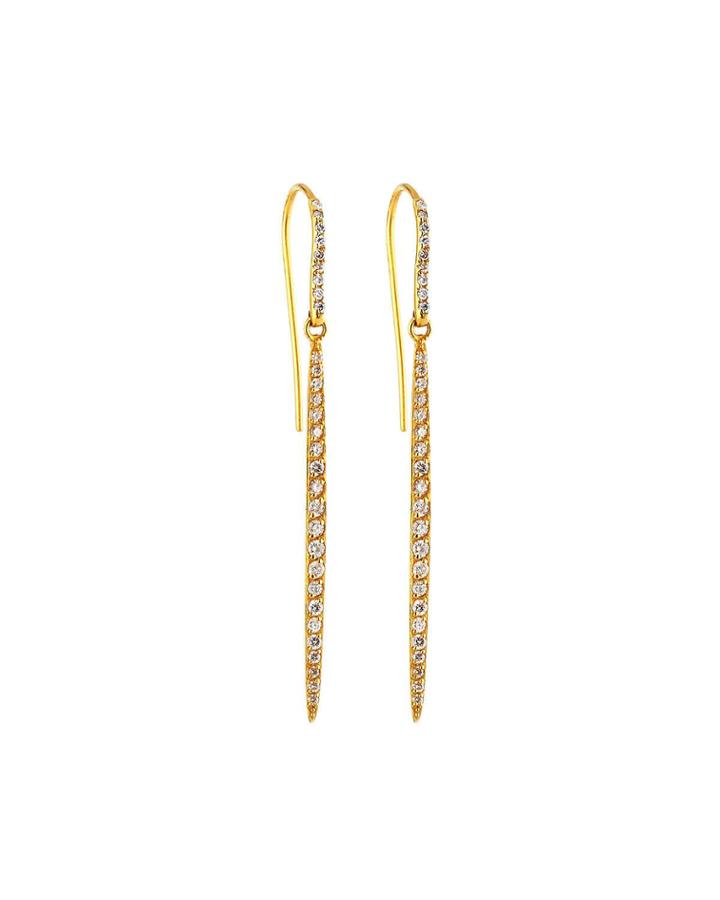 Whisper Diamond Pave Drop Earrings