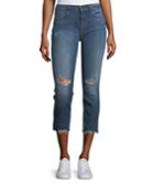 Sadey Slim Straight-leg Cropped Jeans
