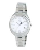 34mm Momento Date Watch W/ Bracelet, White