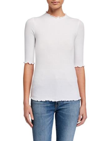 Rib-knit Top With