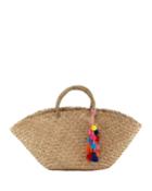 Yacht Large Seagrass Tote Bag