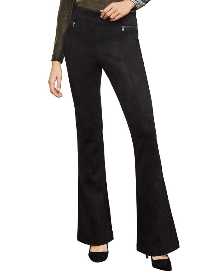 Faux-suede Flare