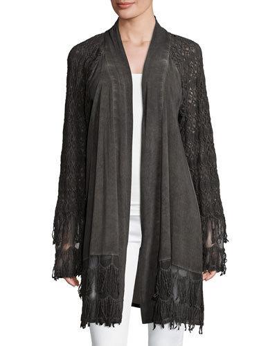 Susana Cardigan With Lace Sleeves,