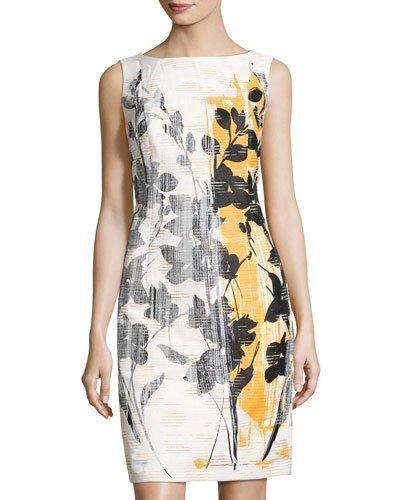 Faith Floral-print Dress, White Pattern