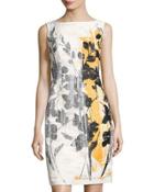 Faith Floral-print Dress, White Pattern