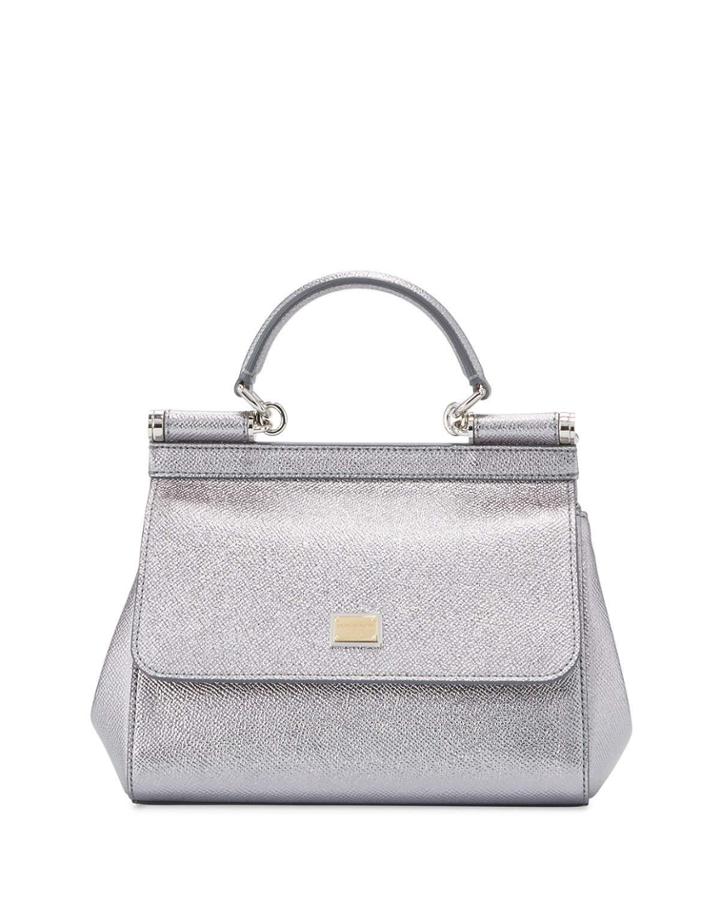 Metallic Medium Flap-top