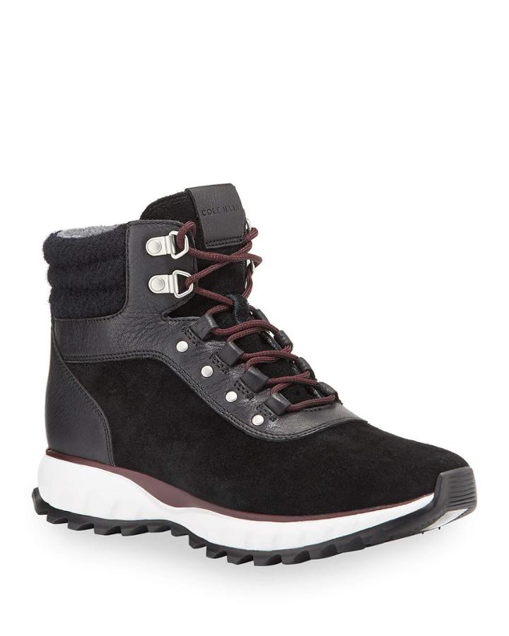 Zerogrand Suede Hiker Bootie