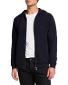 Men's Textured French Terry Full Zip