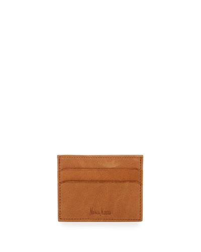 Leather Card Case, Tan