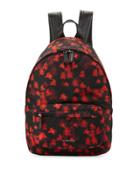Small Floral-print Nylon Backpack