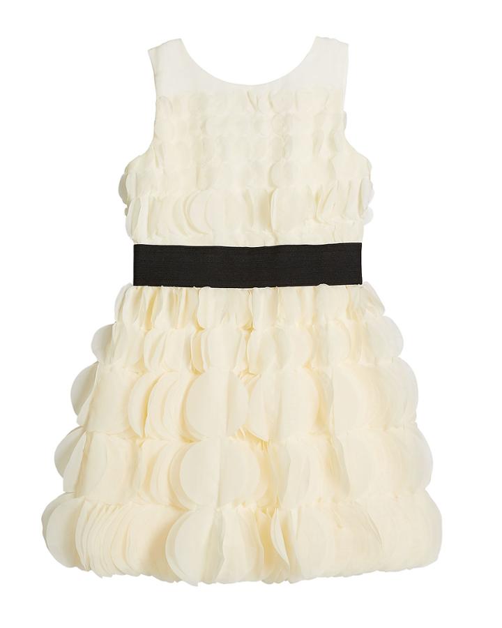 Mariko 3d Circles Chiffon Sleeveless Dress,