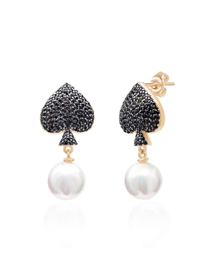 Ace Pearl-drop Earrings