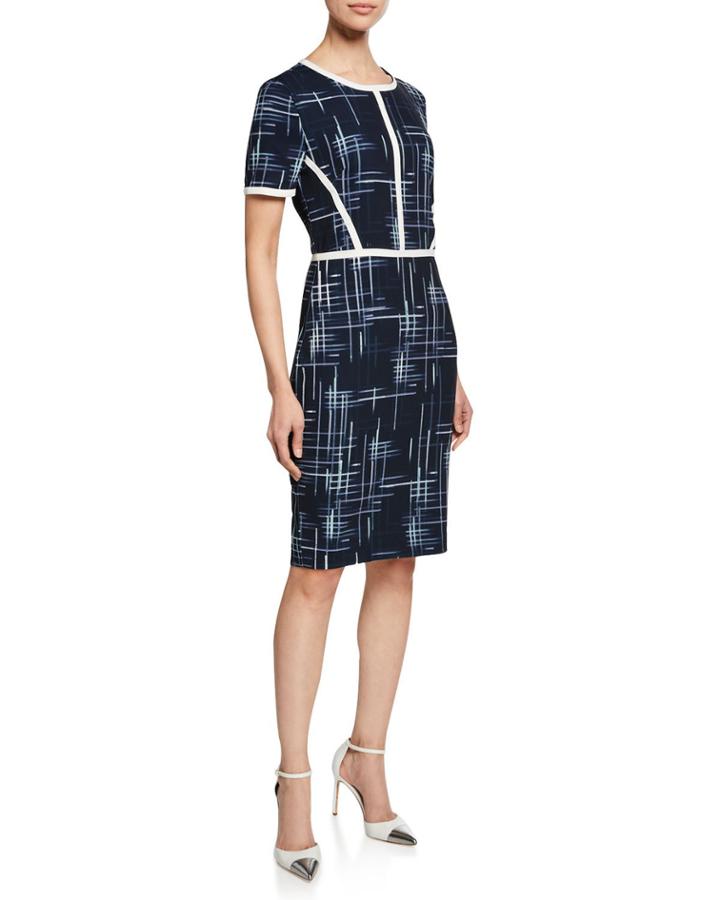 Cross Hatch Short-sleeve