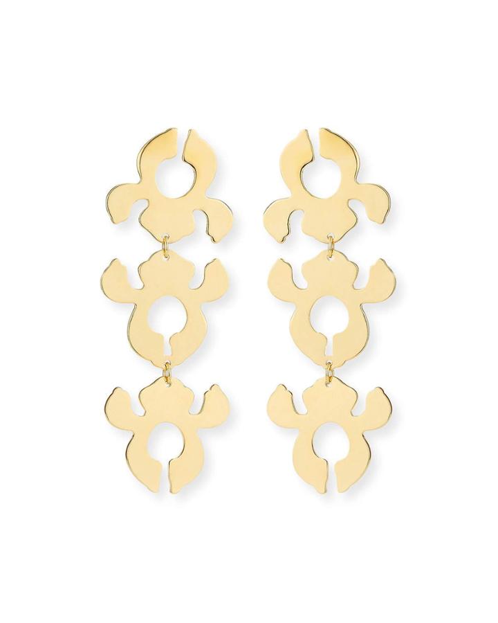 Iris Bouquet Shadow Drop Earrings