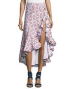 Giovanna Ruffled High-slit