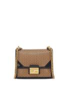 Kan U Small Perforated Leather Crossbody Bag