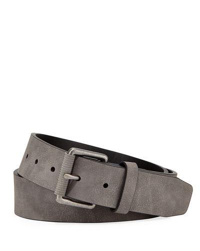 Faux-leather Belt