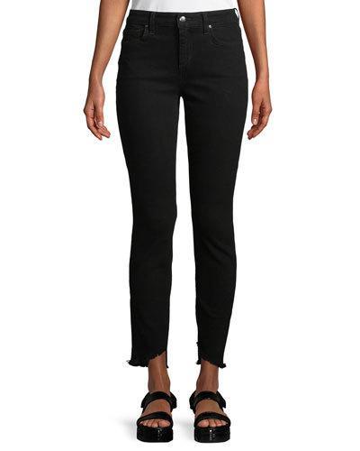 Blondie Skinny Frayed-ankle Jeans