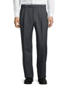Classic-fit Easy Pleated Pants, Banker's Gray