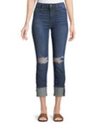 High-rise Skinny Cropped Cuffed Jeans