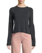 Gracie Balloon-sleeve Tee