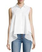 High-low Sleeveless