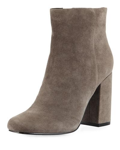 Studio Suede Side Zip Bootie