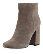 Studio Suede Side Zip Bootie