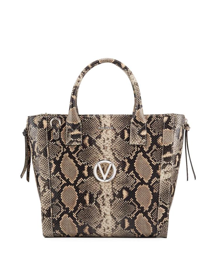 Charmont Large Python-print Tote Bag