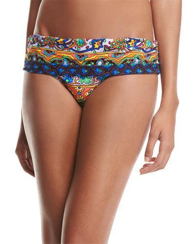 Carnaval Charmer Fold-over Swim Bottom,