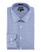 Men's Non-iron Trim Fit Check Twill Dress