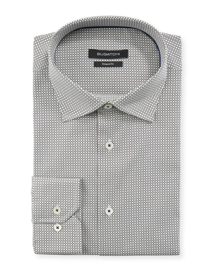 Men's Printed Long-sleeve Dress