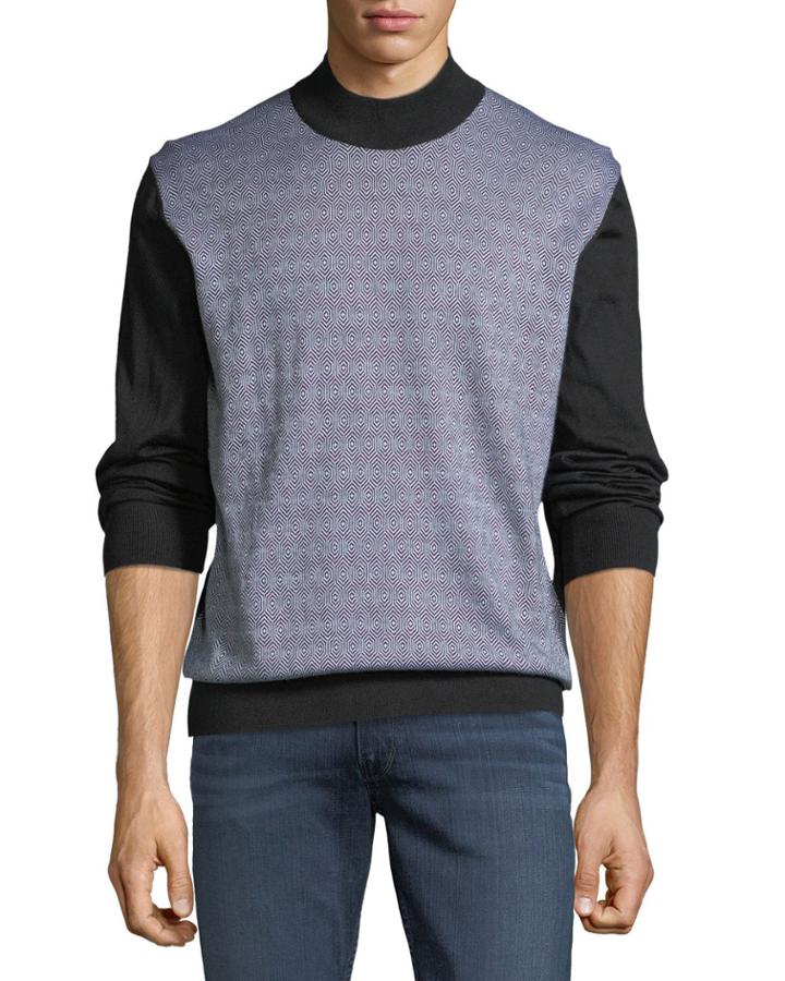 Men's Geometric-print