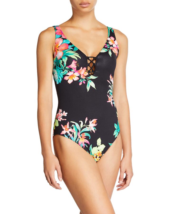 Fleur De Flora Reversible One-piece