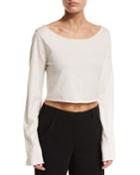Leandra Raw-edge Cropped