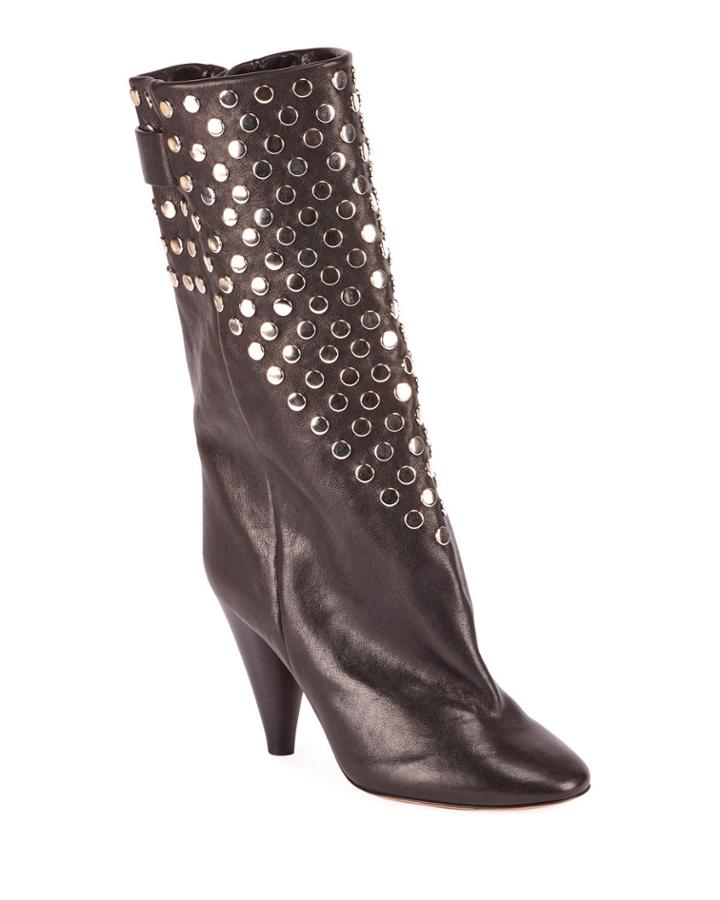 Lakfee Studded Cone Booties